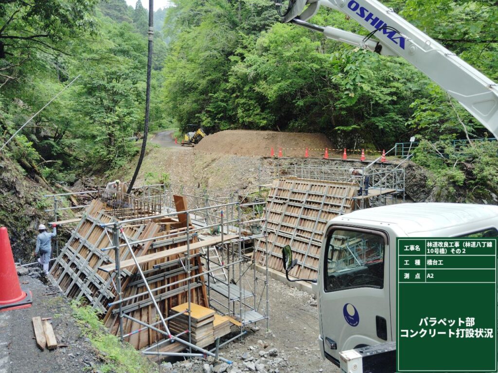 京北橋脚工事　令和7年6月竣工