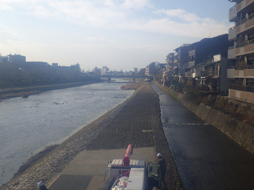 先斗町河川工事　平成30年3月竣工